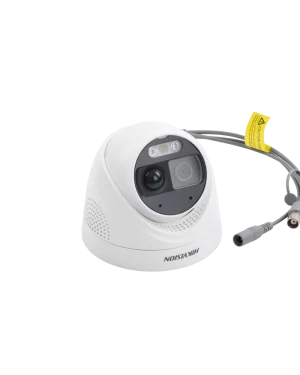 Turret TURBOHD 2 Megapixeles (1080p) / Imagen a color 24/7 / Lente 2.8 mm / Luz Blanca 20 mts / Exterior IP67 / WDR 130dB / Sensor PIR / Sirena Integrada / Estrobo ROJO – AZUL / Micrófono Integrado (copia)