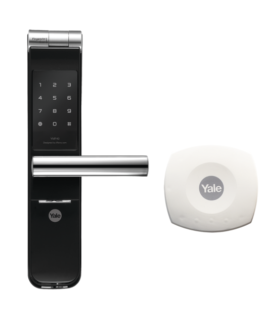 Kit de Hub con Cerradura con manija YMF40: Código, Biometria y apertura SMARTPHONE en cualquier parte el Mundo