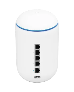 UniFi OS Console: UniFi Dream Machine, dispositivo que combina Wi-Fi AP 802.11ac Wave 2 MU-MIMO 4×4, Switch de 4 puertos, Router Security Gateway y Controlador UniFi